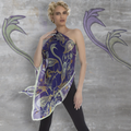 Arabian Nights LuLuWrap – Paisley Silk Chiffon Wrap Scarf