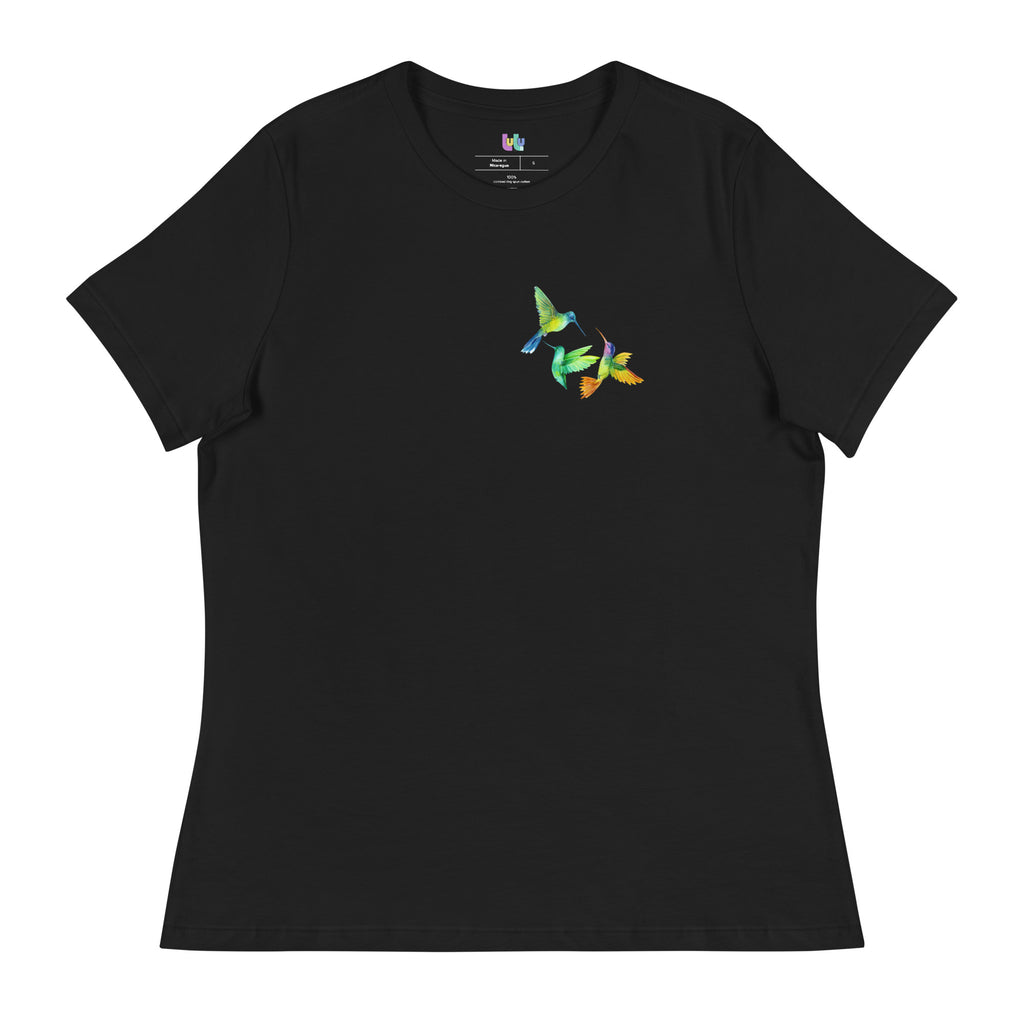 Hummingbird Tee in black