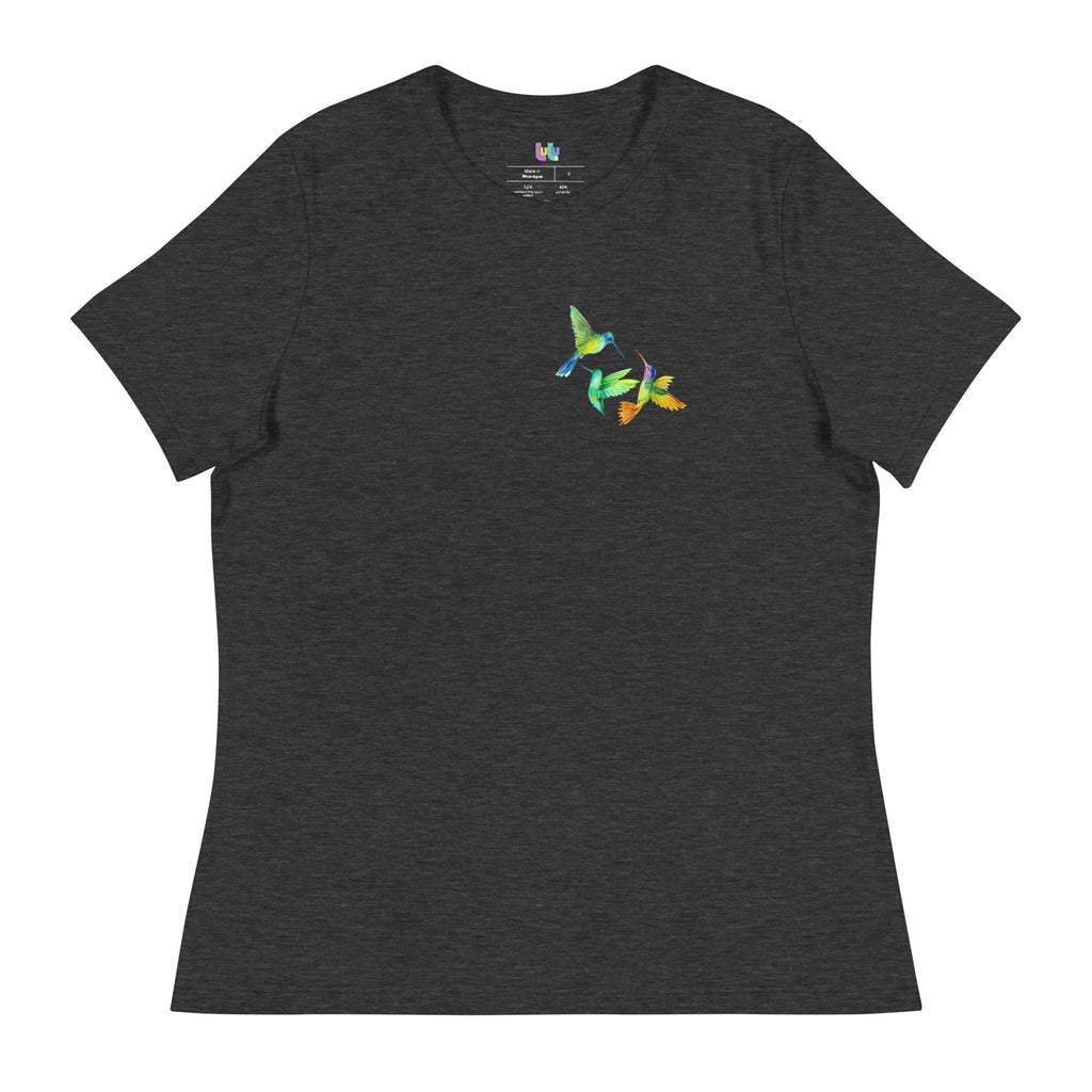 Hummingbird Tee dark grey heather