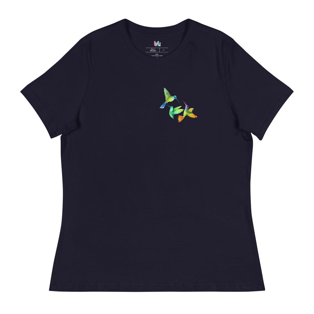 Hummingbird Tee in navy
