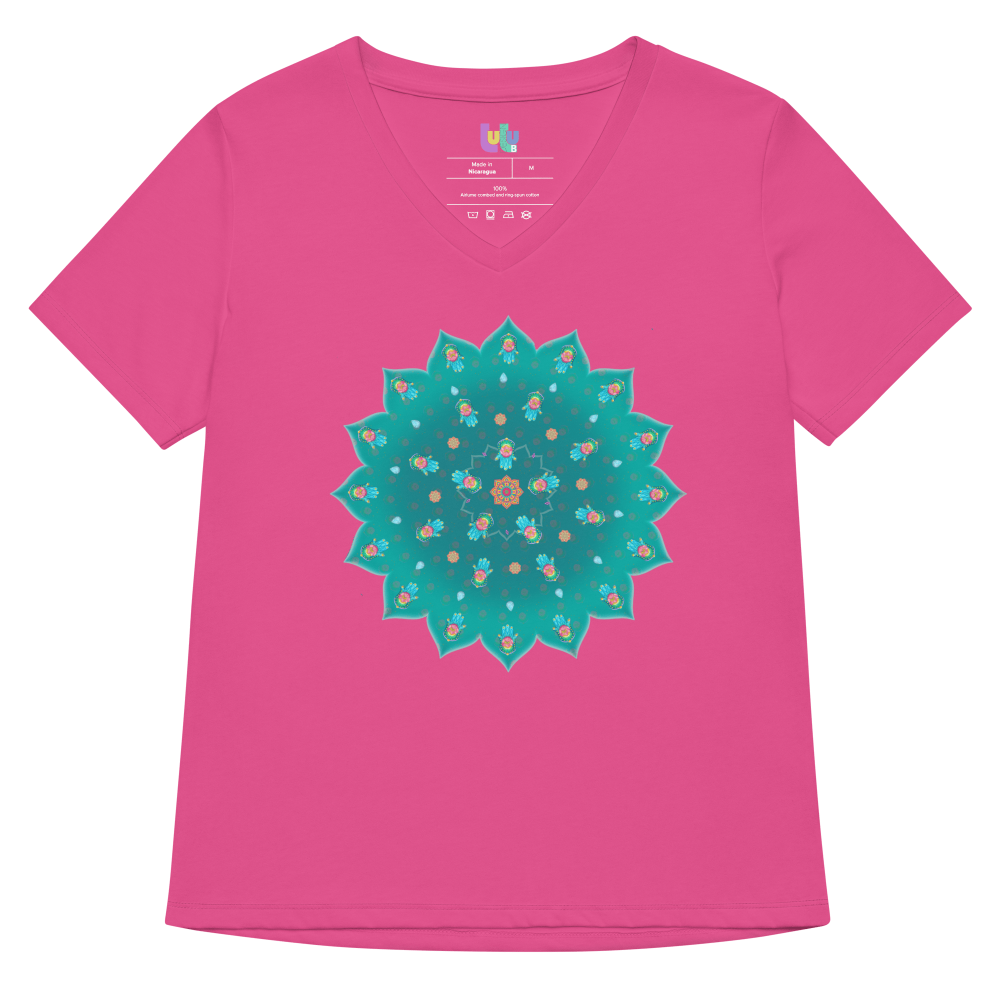 Teal Mandala Tee