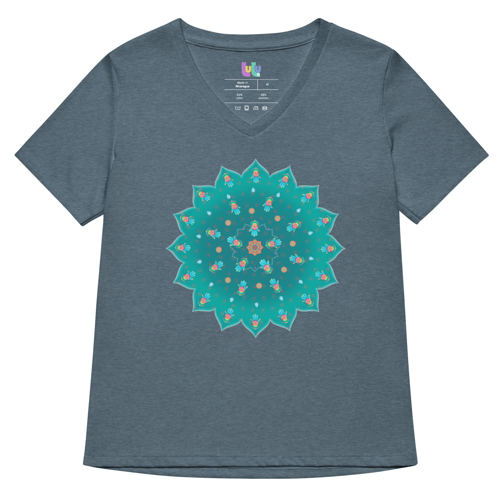 Teal Mandala Tee