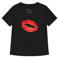 Lipstick Kiss Tee Graphic tee in black