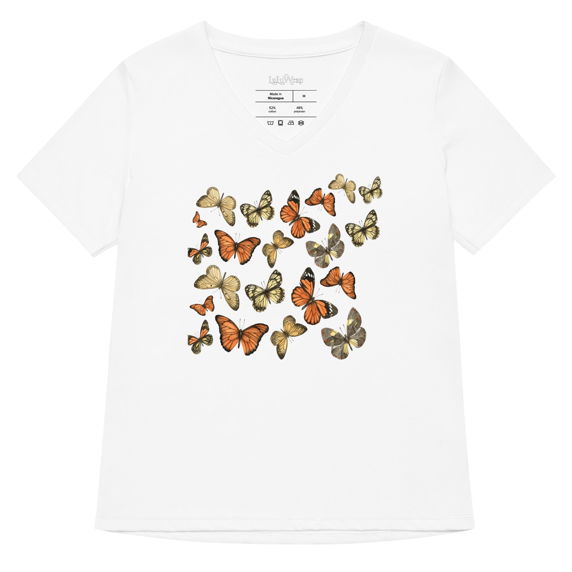 Mariposa Tee – Butterfly Graphic T-Shirt in white