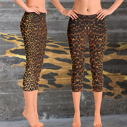 Cheatah Print Leggings & Capris