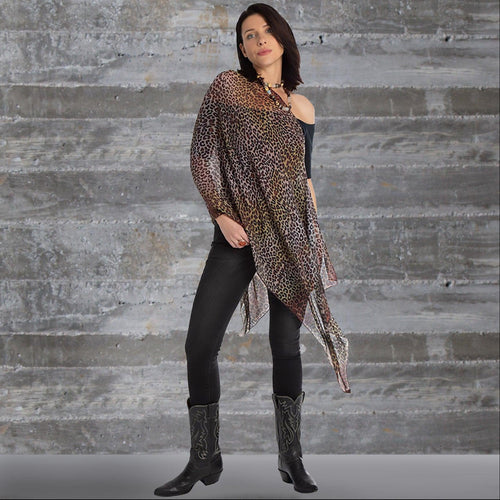 Cheat - ah LuLuwrap - Silk Chiffon Scarf Wrap