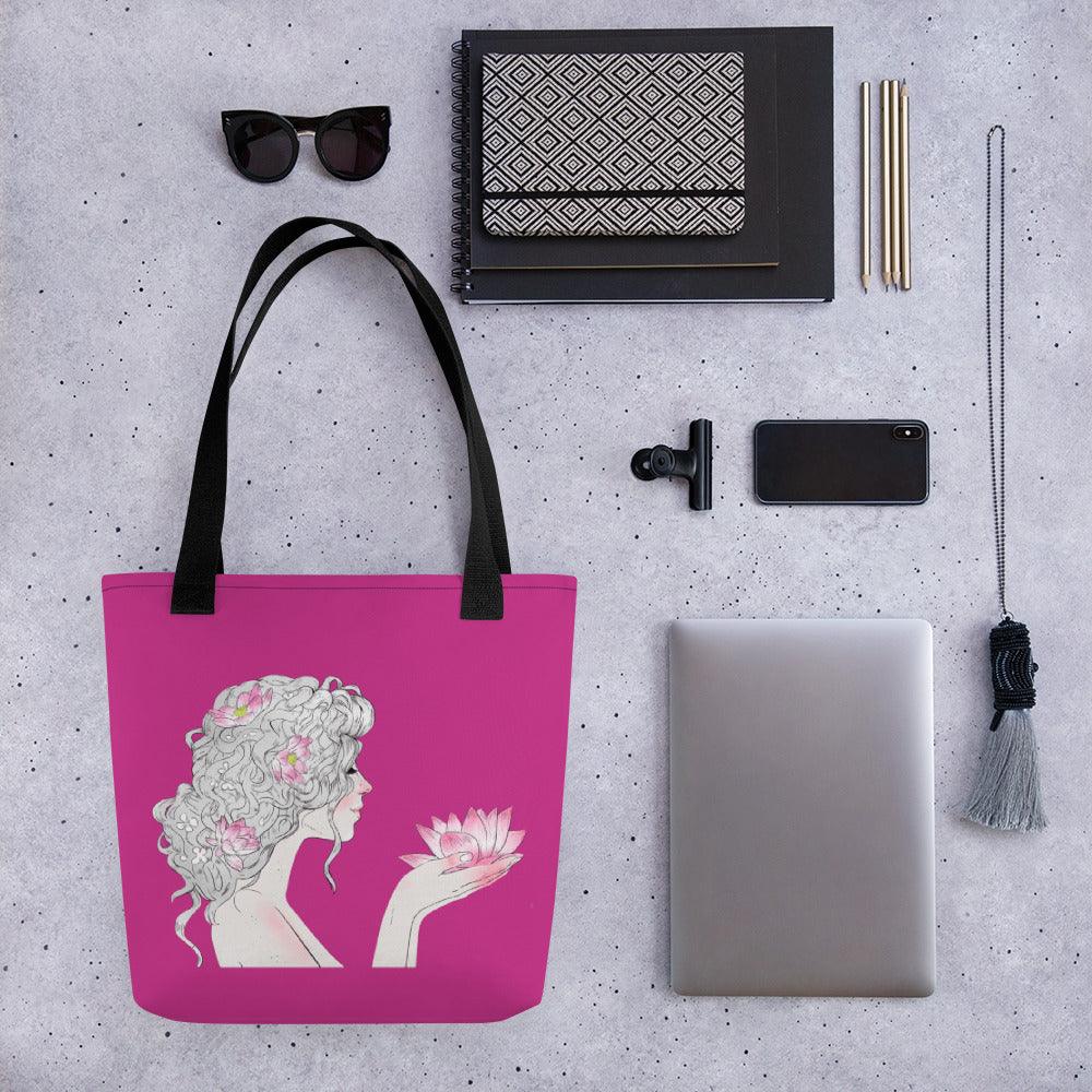 Lady Lotus Tote - LuLuBdesign