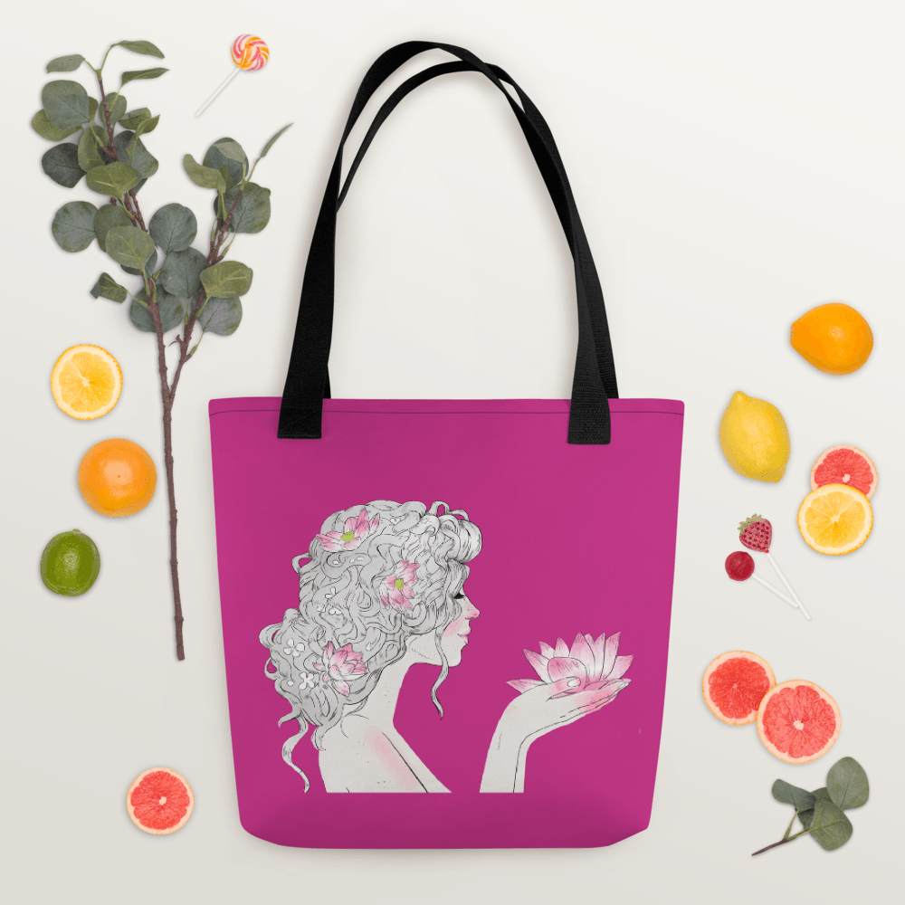 Lady Lotus Tote - LuLuBdesign